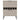 "Stylish Bar Cabinet with Wine Cubbies and Double Door Cabinet in Light Gray Finish - Puertu Collection"